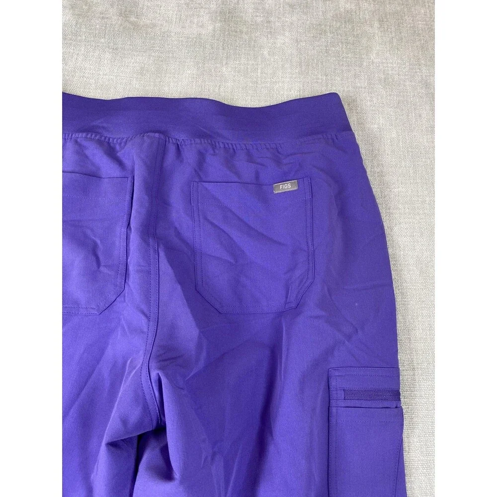 FIGS Technical Collection HW Yola Pants Womens XL Tall Purple Scrub Medical